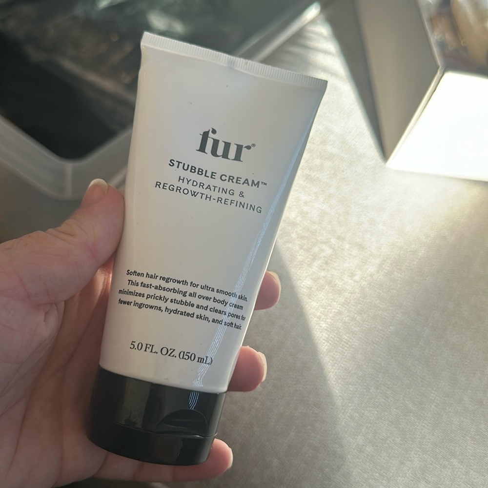 New Fur Stubble Cream 5 oz hydrating